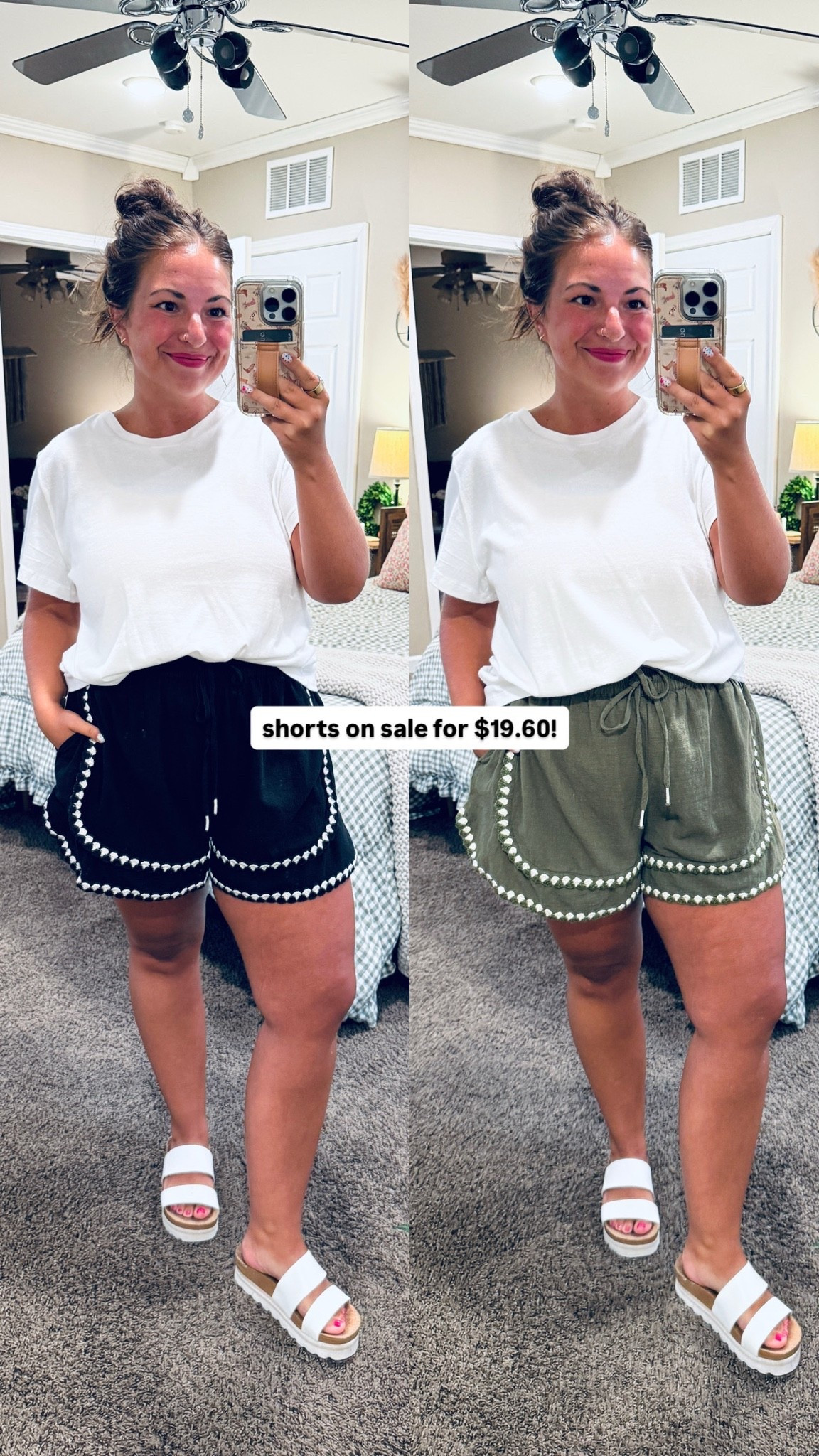 shorts on sale for $19.60!

#LTKootd #LTKSeasonal #LTKSaleAlert