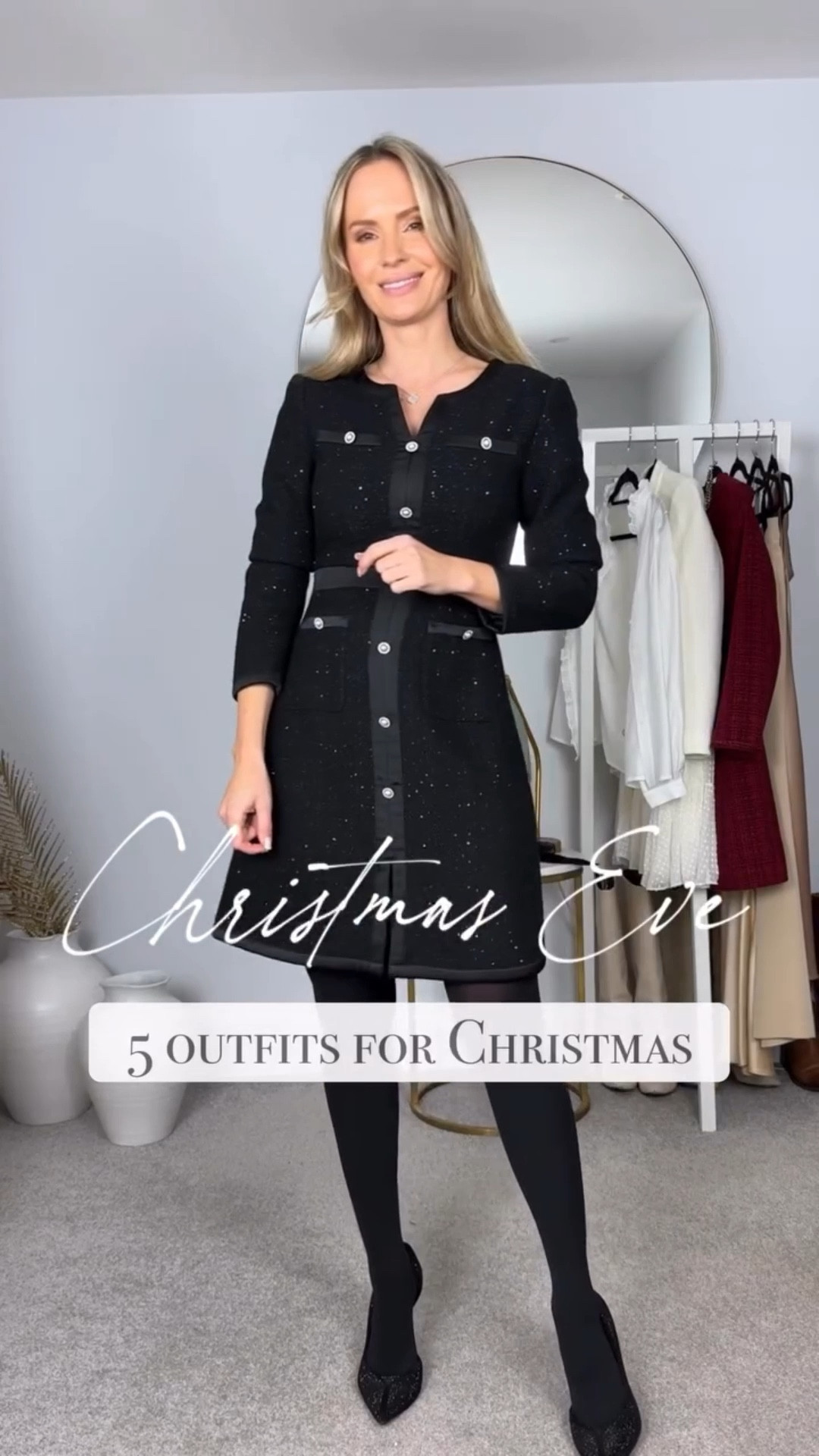 The 5 looks of Christmas ✨ 

Being Swedish means Christmas Eve is the main event. We dress up properly; a beautiful dress, heels, something sparkly and spend the evening eating, drinking and celebrating before Santa arrives to hand out gifts to the children. It has always been the highlight of the season for me.

But living in the UK means we mix traditions. We split the presents in two, with a few opened on Christmas Eve and the rest saved for Christmas morning. It gives us two full days of celebration instead of just one, which I secretly love.

Christmas Day always includes a long walk, followed by the full British Christmas dinner with crackers and those paper crowns I’ve grown surprisingly fond of.

And by Boxing Day, we finish it all off with a slow, cosy pub brunch.

It’s the perfect blend of both worlds for us.

How do you celebrate Christmas in your family? Any unique traditions you look forward to every year?

🤍You can find the items I’m wearing in my link in bio, or just comment “link” and I will DM the links to you 🤍

…and if you want to start your own wardrobe journey, I suggest you begin with the 7 day wardrobe reset. Just comment “reset” and I will send you a dm. (Use the code “FIRST40” for 40% off)

#tessmontgomery #oldmoneystyle #oldmoneychristmas #christmaslook

#LTKSeasonal #LTKHoliday #LTKOver40