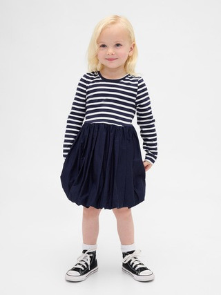 Baby & Toddler Mixed Media Bubble Dress | Gap (US)