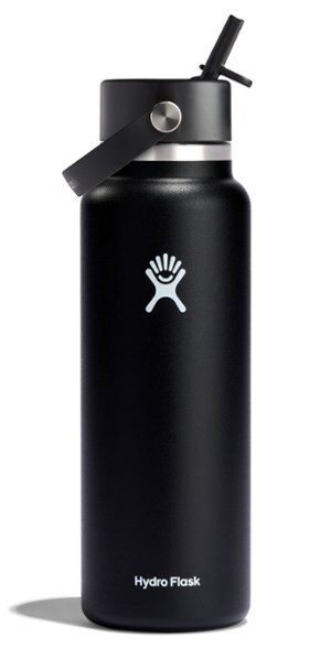 Hydro Flask   Wide-Mouth Vacuum Water Bottle with Flex Straw Cap - 40 fl. oz. | REI