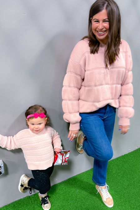 Pink sweater twins 💃💃 both are so inexpensive and great quality!!! Linking most everything else too!!

#LTKkids #LTKstyletip #LTKfindsunder50