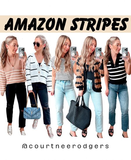 Amazon Striped Favorities 🩷 Wearing size small in everything!

Amazon, Amazon fashion, Amazon finds, stripes, sweaters 

#LTKsalealert #LTKstyletip #LTKfindsunder100