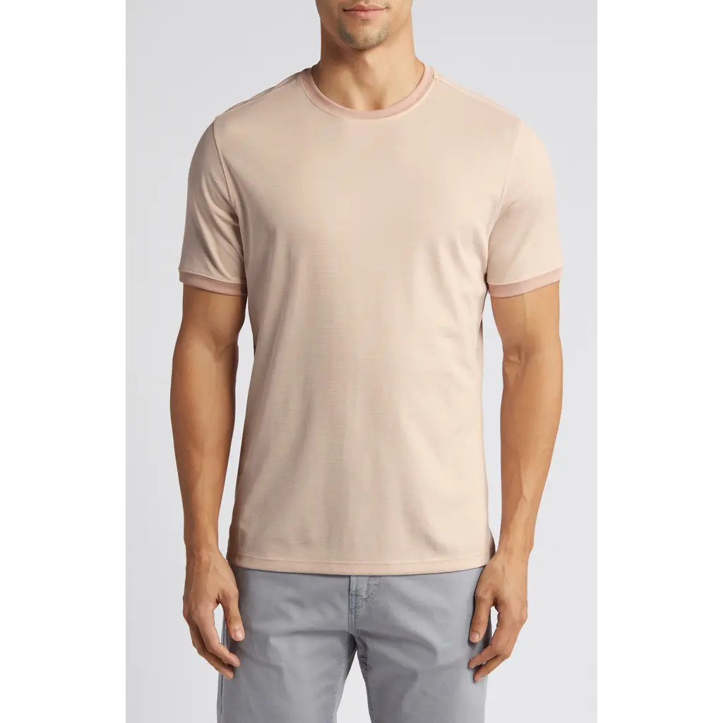 Robert Barakett Forester Tipped T-Shirt in Pink at Nordstrom Rack, Size Xx-Large | Nordstrom Rack