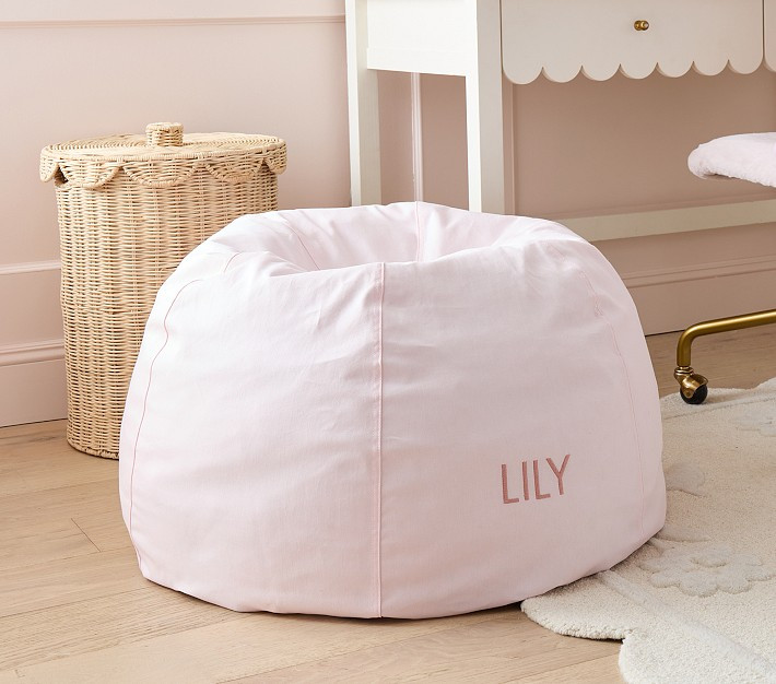 Anywhere Beanbag<sup>™</sup>, Pearl Twill Slipcover Only | Pottery Barn Kids