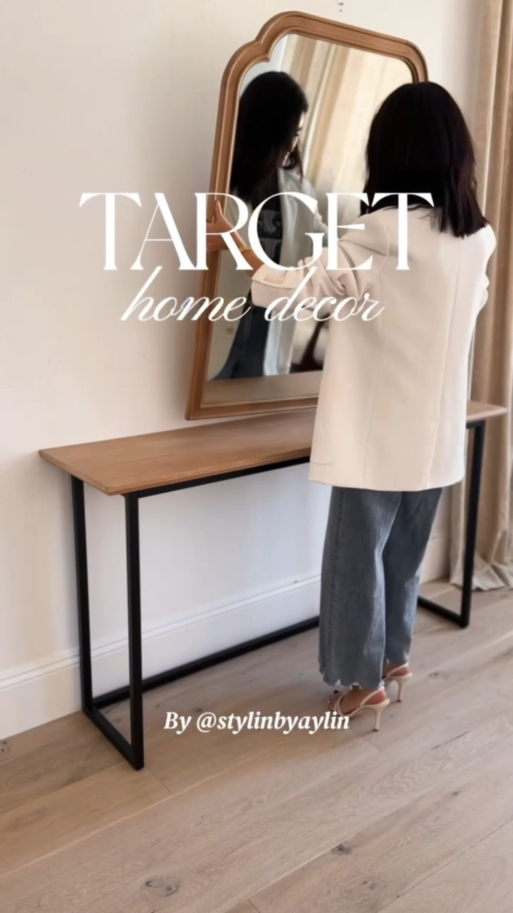Target home decor ✨console table styling, home decor, neutral home finds #StylinAylinHome #Aylin

#LTKfindsunder100 #LTKstyletip #LTKhome