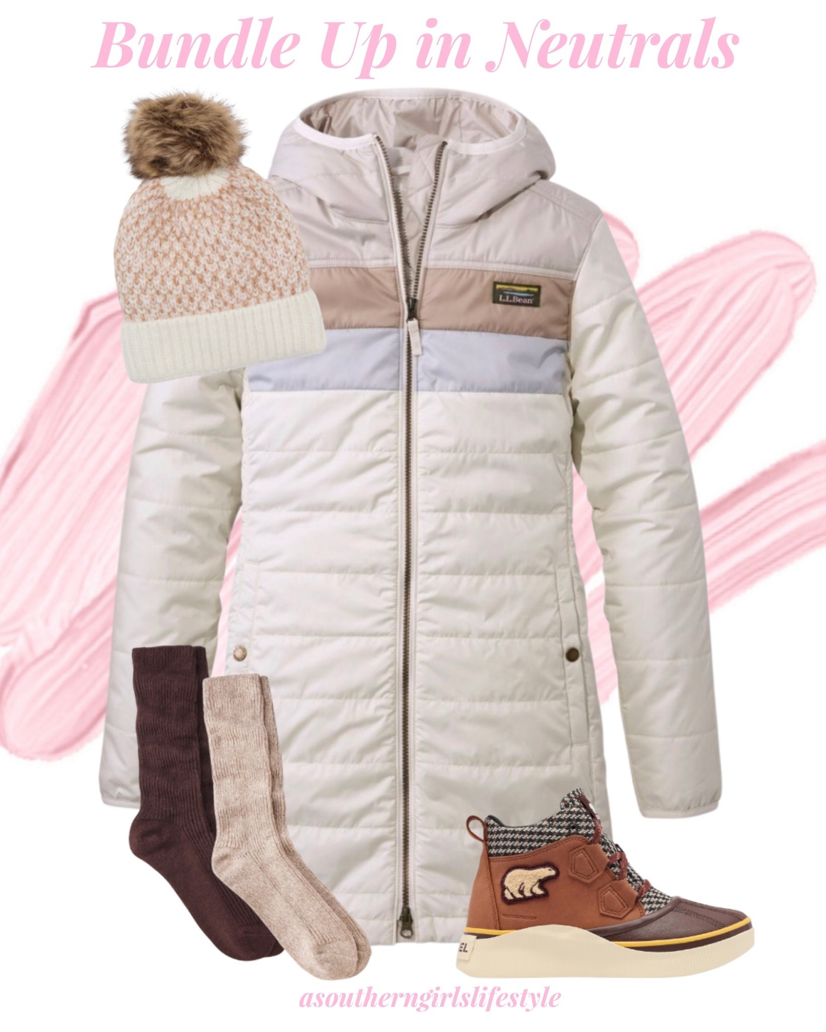 Winter isn’t letting up, but we can bundle up in pretty creamy neutrals & mostly on Sale! 

Colorblock Mountain Classic Puffer Coat, Pom Pom Beanie, Socks & Sorel Waterproof Boots

Winter Women’s Outfit. Outerwear. Winter Gear

#LTKSaleAlert #LTKPetite #LTKSeasonal