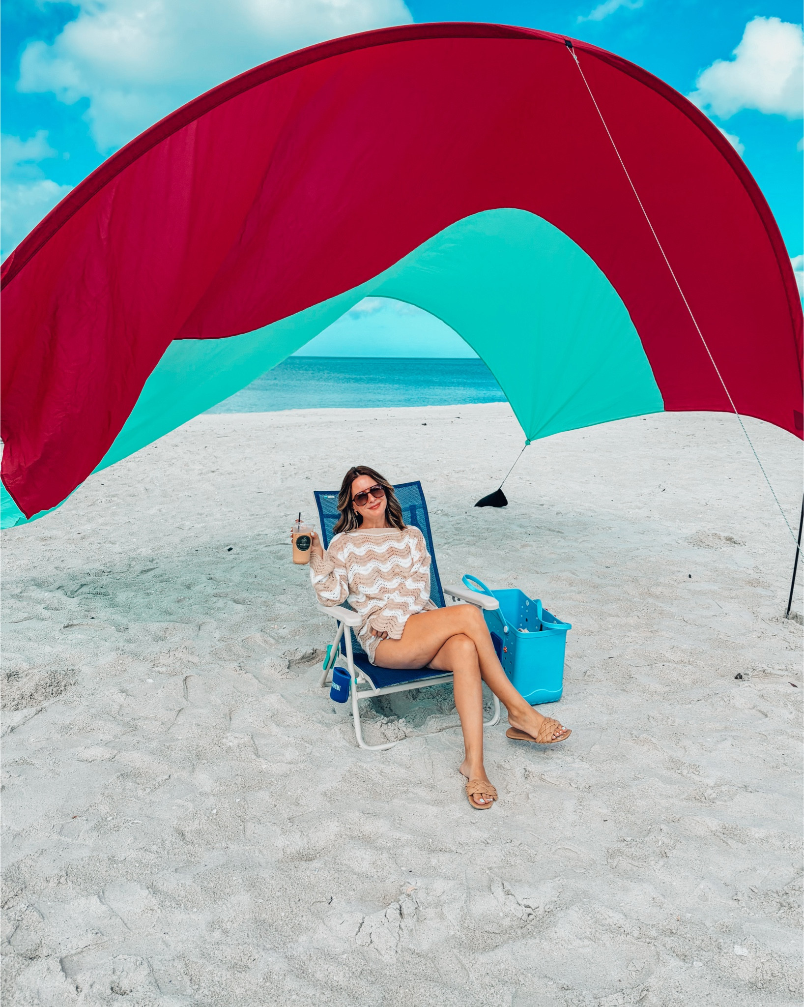 Beach days in Florida just hit different ☀️🌊

We brought this new sunshade to try and honestly… I don’t think I can do beach days without it anymore. It sets up in minutes, gives the best shade, and makes our little beach setup feel so much more comfortable (especially when we’re out there for hours).

Mark and I unpacked it right on the sand and I was immediately sold. Between the shade, the breeze, and an iced coffee in hand… I could stay here all day.

If you spend time at the beach, this is one of those things that just makes the whole day better.  @shibumi



#LTKdayinmylife #LTKSeasonal #LTKSwim