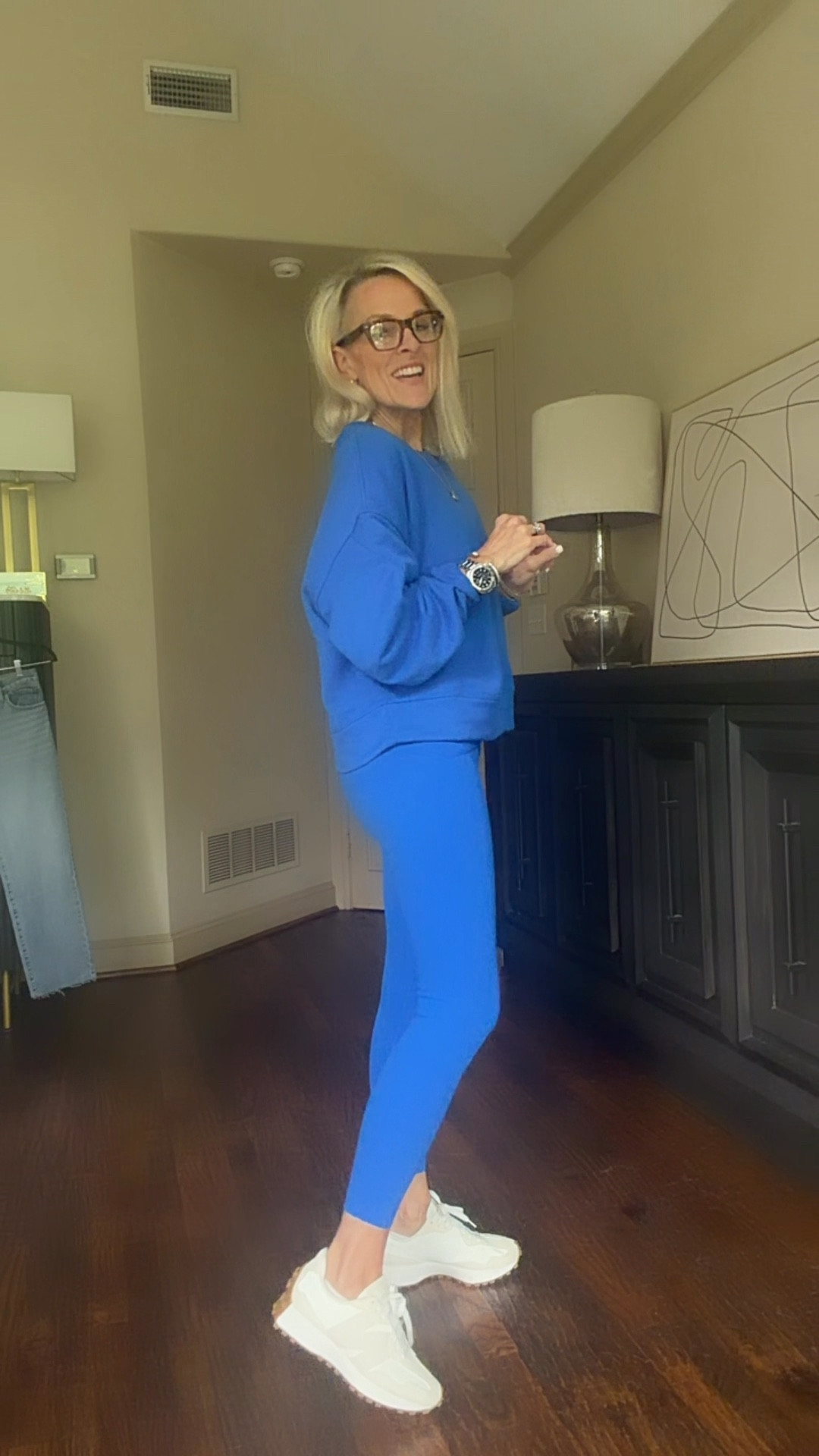 The only leggings I wear! 
@Spanx booty boost 7/8
I size up one to a medium in these 
Sweatshirt - sized up one to a medium also 

#spanxpartner

#LTKOver40 #LTKmomlife #LTKmorningroutine