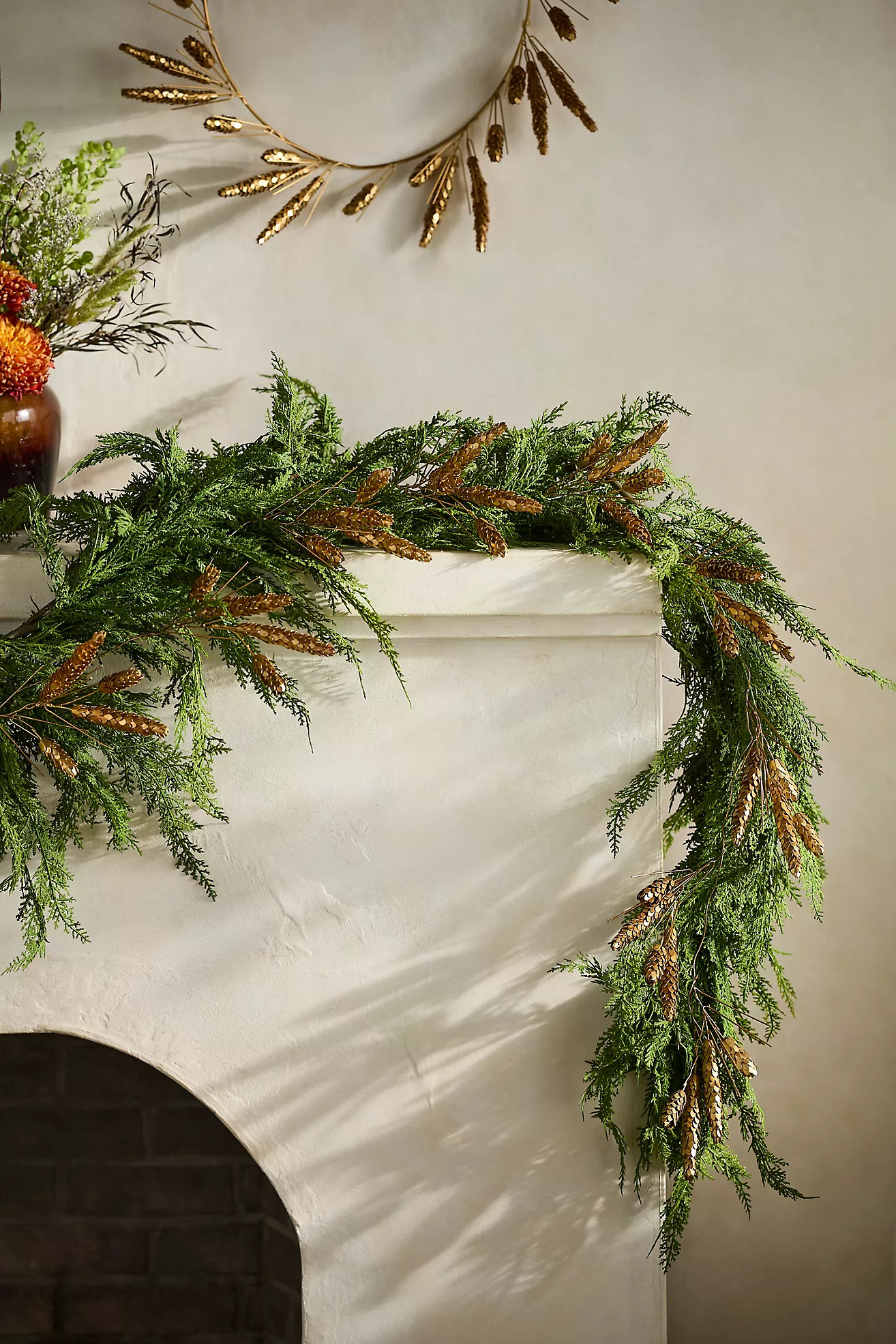 Wheat Field Iron Garland | Anthropologie (US)