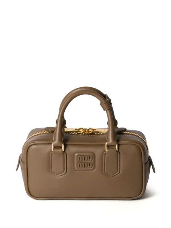 Miu Miu Arcadie Leather Bag | Green | FARFETCH DE | Farfetch Global