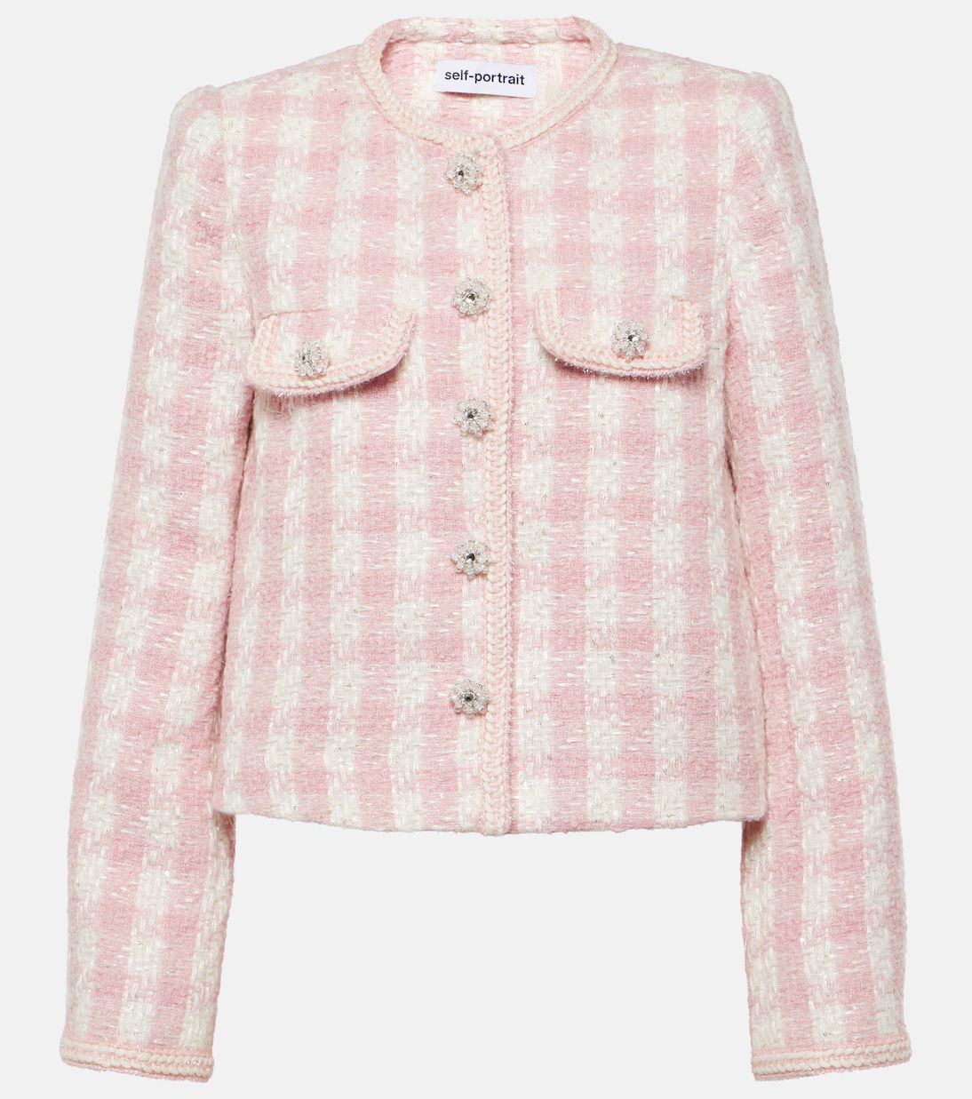 Checked bouclé jacket | Mytheresa (US/CA)