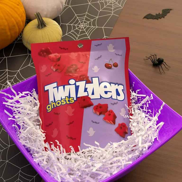 Twizzlers Ghosts Cherry Flavored Chewy Halloween Candy, Bag 7.1 oz - Walmart.com | Walmart (US)