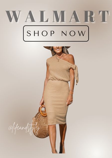 The Cupshe Women's Knit Off Shoulder Beach Dress is perfect for a laid-back yet stylish summer look. Featuring shoulder ties and short sleeves, this dress offers a flirty off-shoulder design and an elastic waist for a flattering fit. Ideal for beach outings or casual gatherings, pair it with strappy sandals and a wide-brim hat for a chic, sun-kissed ensemble. 

#LTKover40 #LTKstyletip #LTKfindsunder50