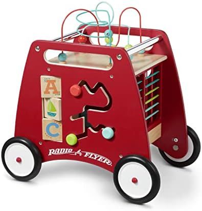 Amazon.com: Radio Flyer Deluxe Push & Play Cube Walker, Walker Toy for Ages 1-3 : Toys & Games | Amazon (US)