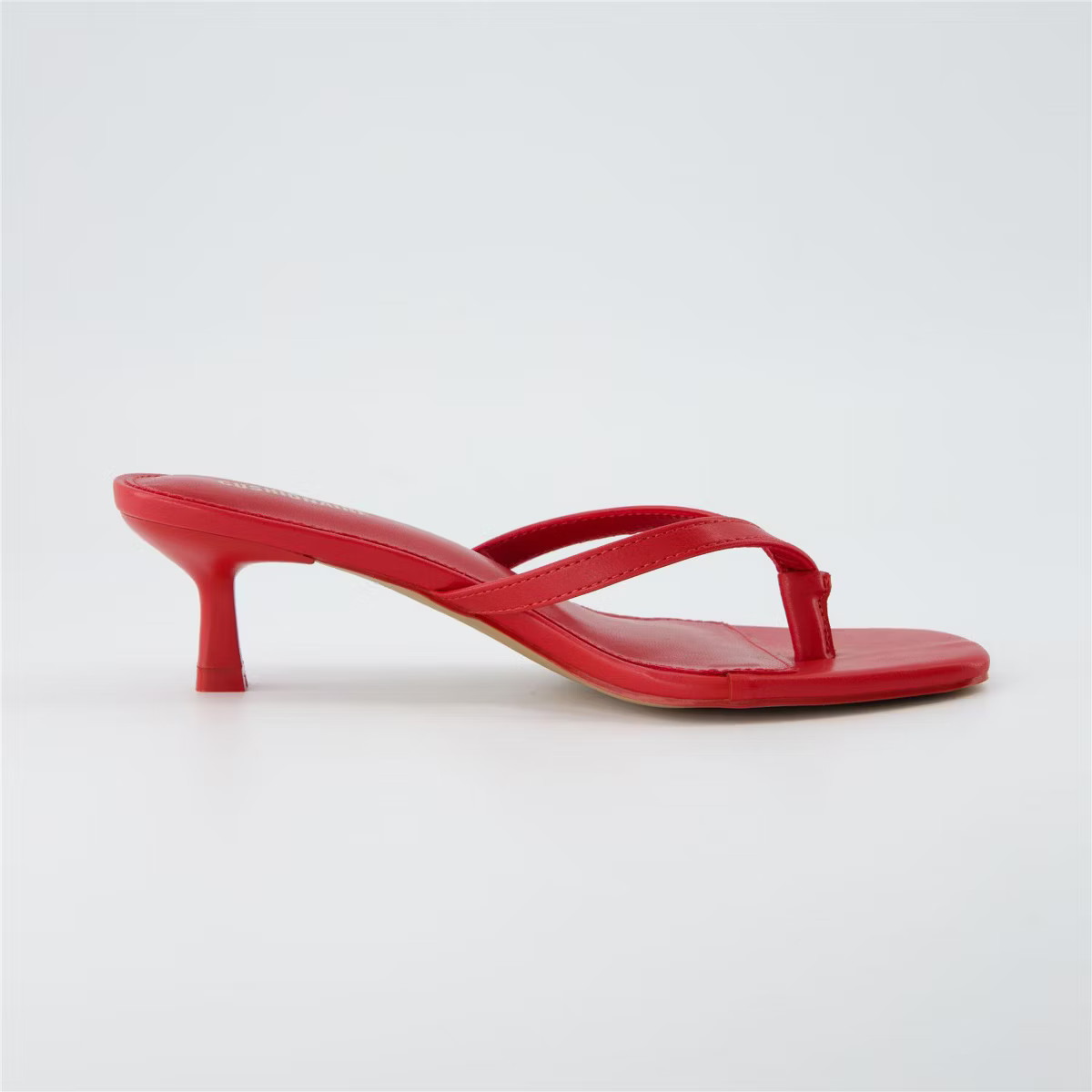 CUSHIONAIRE Women's Miami Kitten heel thong sandals +Memory Foam, Wide Widths Available | Target