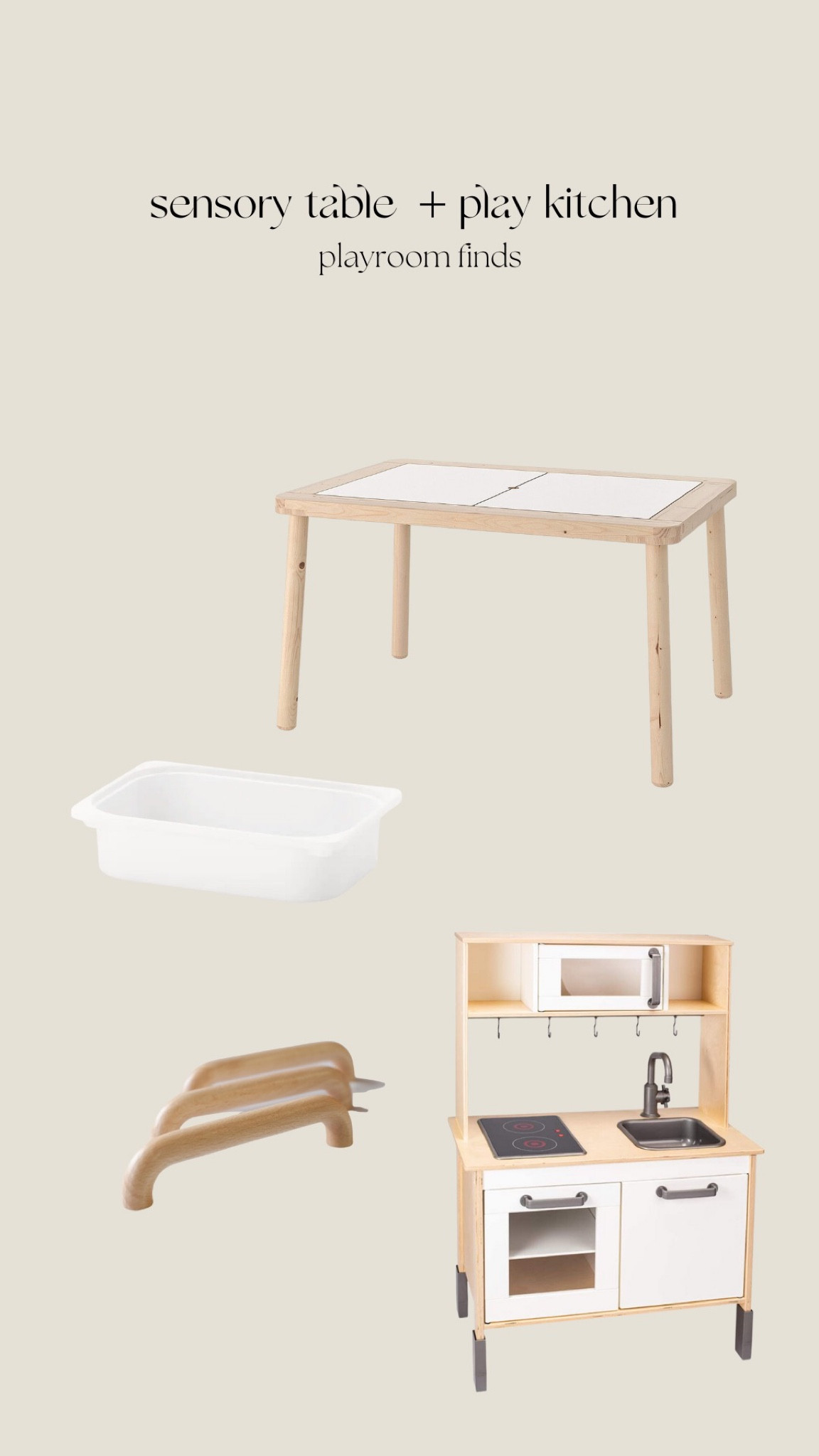 Our sensory table and toddler kitchen for playroom 

#LTKbaby #LTKkids #LTKfamily