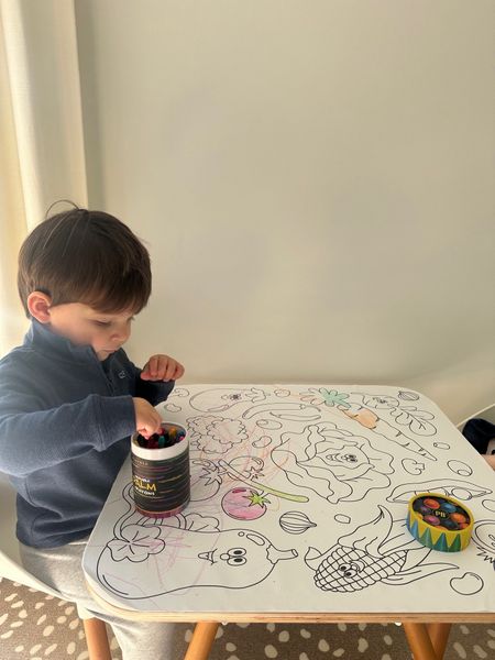 We love Lalo play table and color sheets!  They’re a fun activity to do together! 

Playroom furniture - play table - toddler activity - playroom ideas - coloring sheets for toddlers - palm crayons 

#LTKfamily #LTKhome #LTKkids