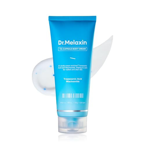 Dr.Melaxin TX Capsule Body Cream – 99% Pure Tranexamic Acid & Niacinamide Capsule for Body Dark Spots, Uneven Skin Tone & Dullness | Soft Burst, Silky Non-Greasy Brightening Body Lotion 200g | Amazon (US)