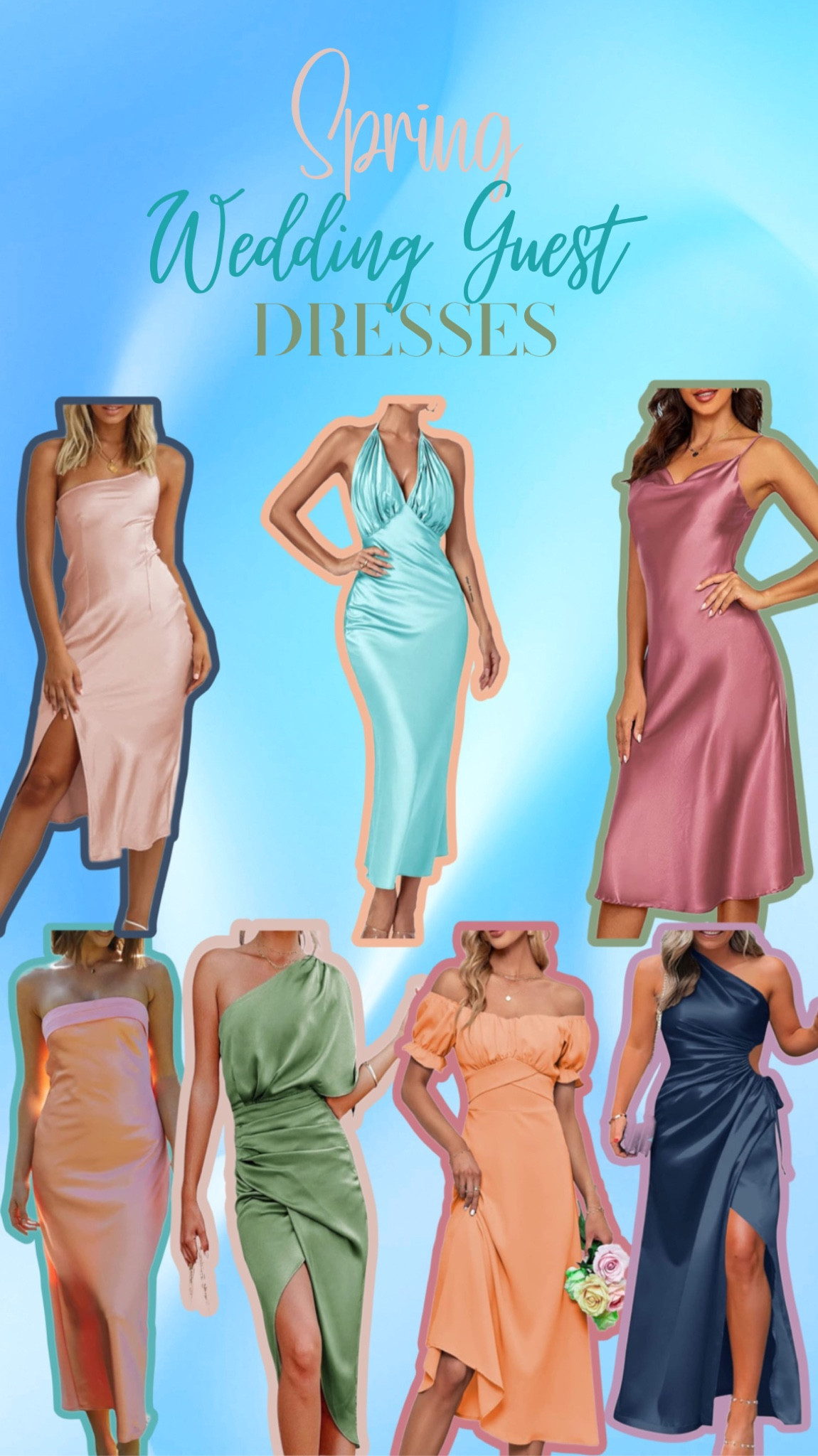 spring wedding guest dress inspo !
#springwedding #colors #weddingguestdress

#LTKunder50 #LTKwedding #LTKunder100