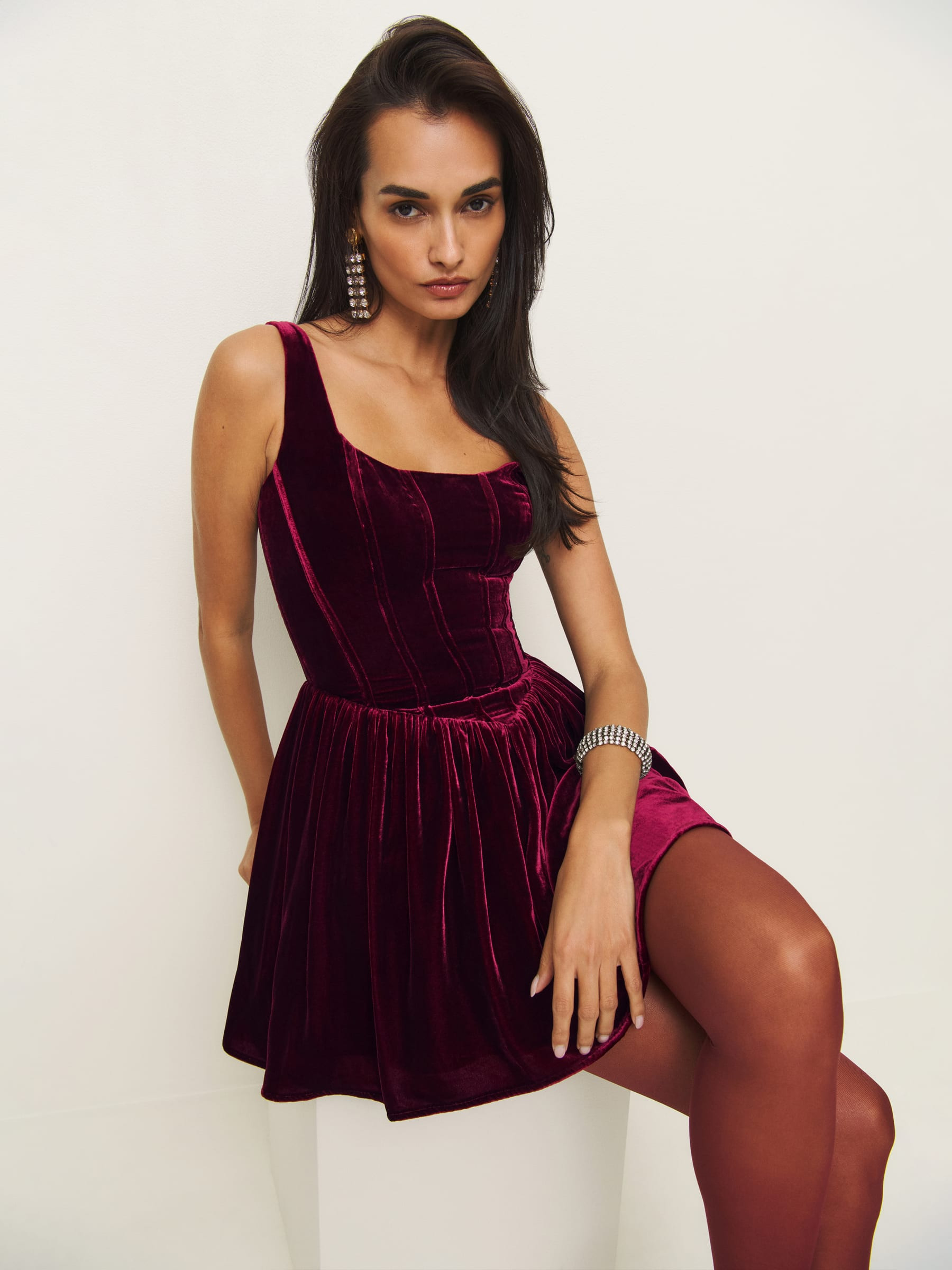 Contessa Velvet Dress | Reformation (Global)
