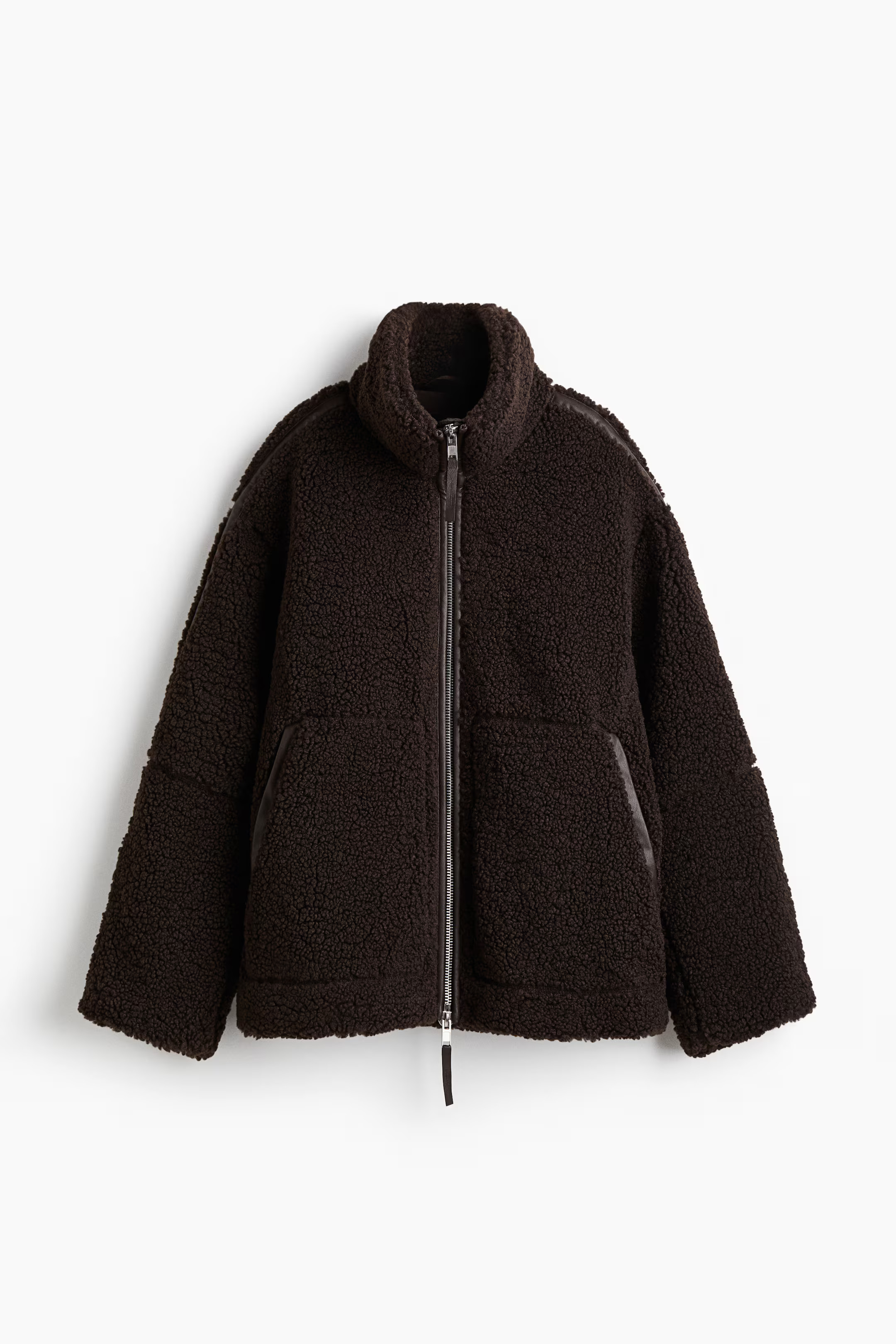Loose teddy jacket | H&M (UK, MY, IN, SG, PH, TW, HK)