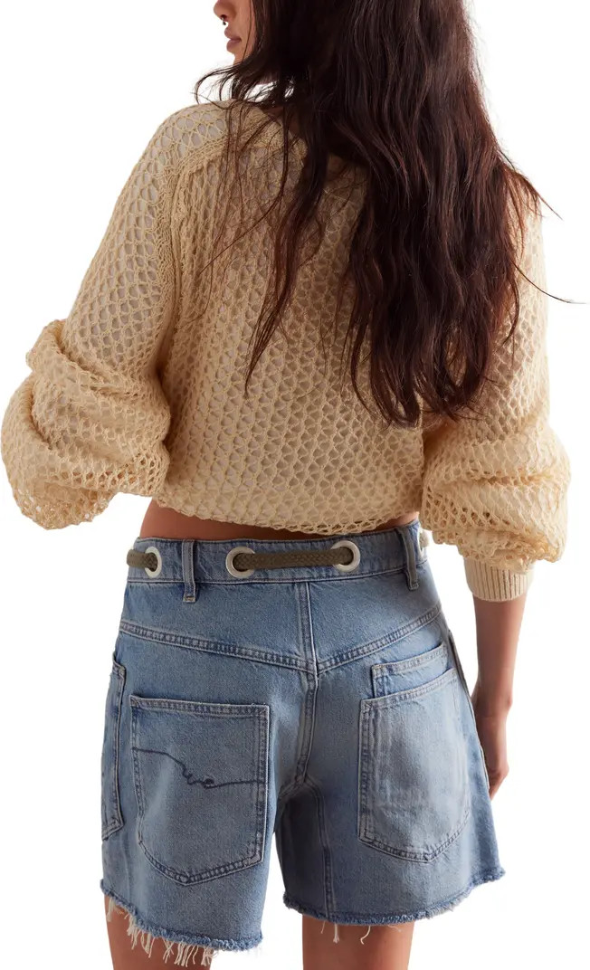 Free People Moxie Distressed High Waist Denim Cutoff Shorts | Nordstrom | Nordstrom