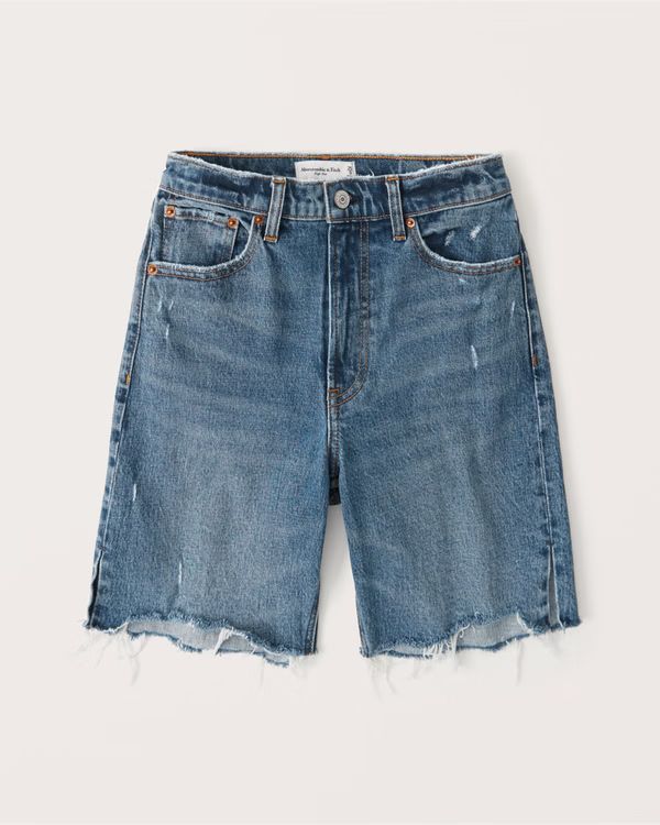 High Rise 7 Inch Shorts | Abercrombie & Fitch (US)