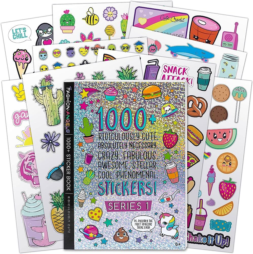 Fashion Angels 1000+ Ridiculously Cute Stickers for Kids - Fun Craft Stickers for Scrapbooks, Pla... | Amazon (US)