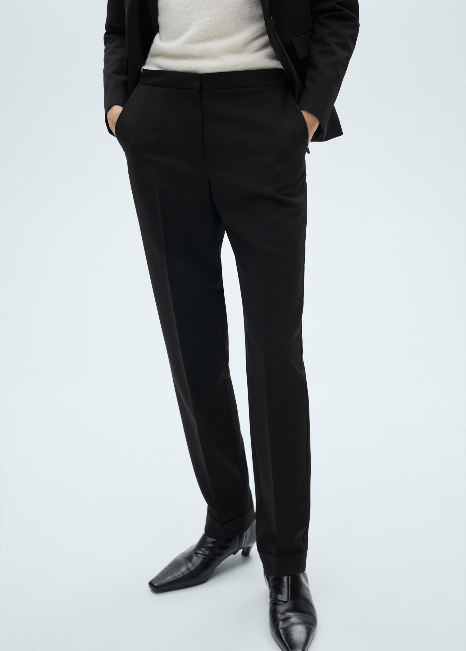 Straight suit trousers - Women | MANGO USA | Mango (US/MX/AU)