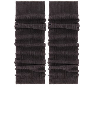 FALKE Needlepoint Leg Warmer in Dark Rock | FWRD | FWRD 