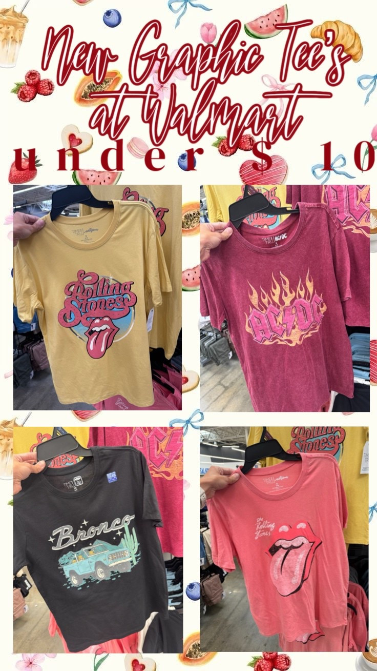 LOVE these graphic tees from Walmart! 