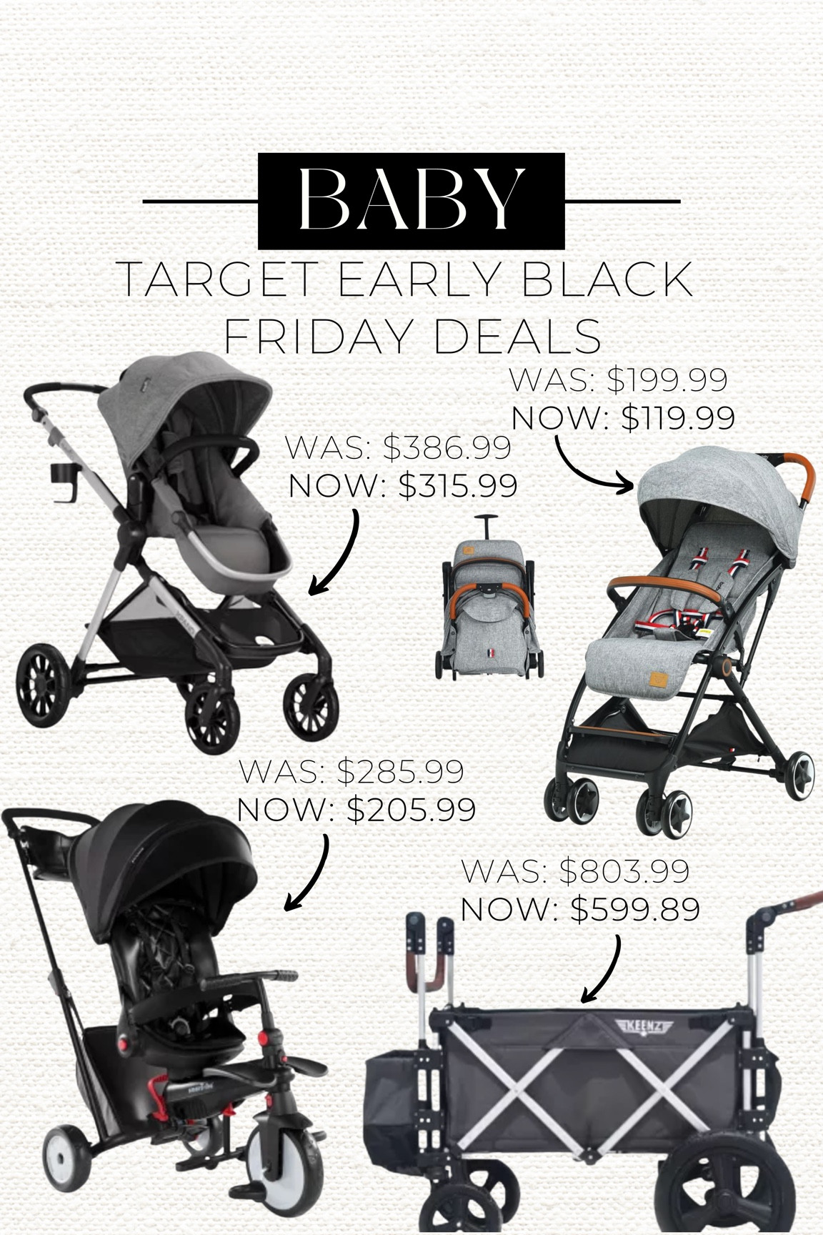 Black friday strollers online