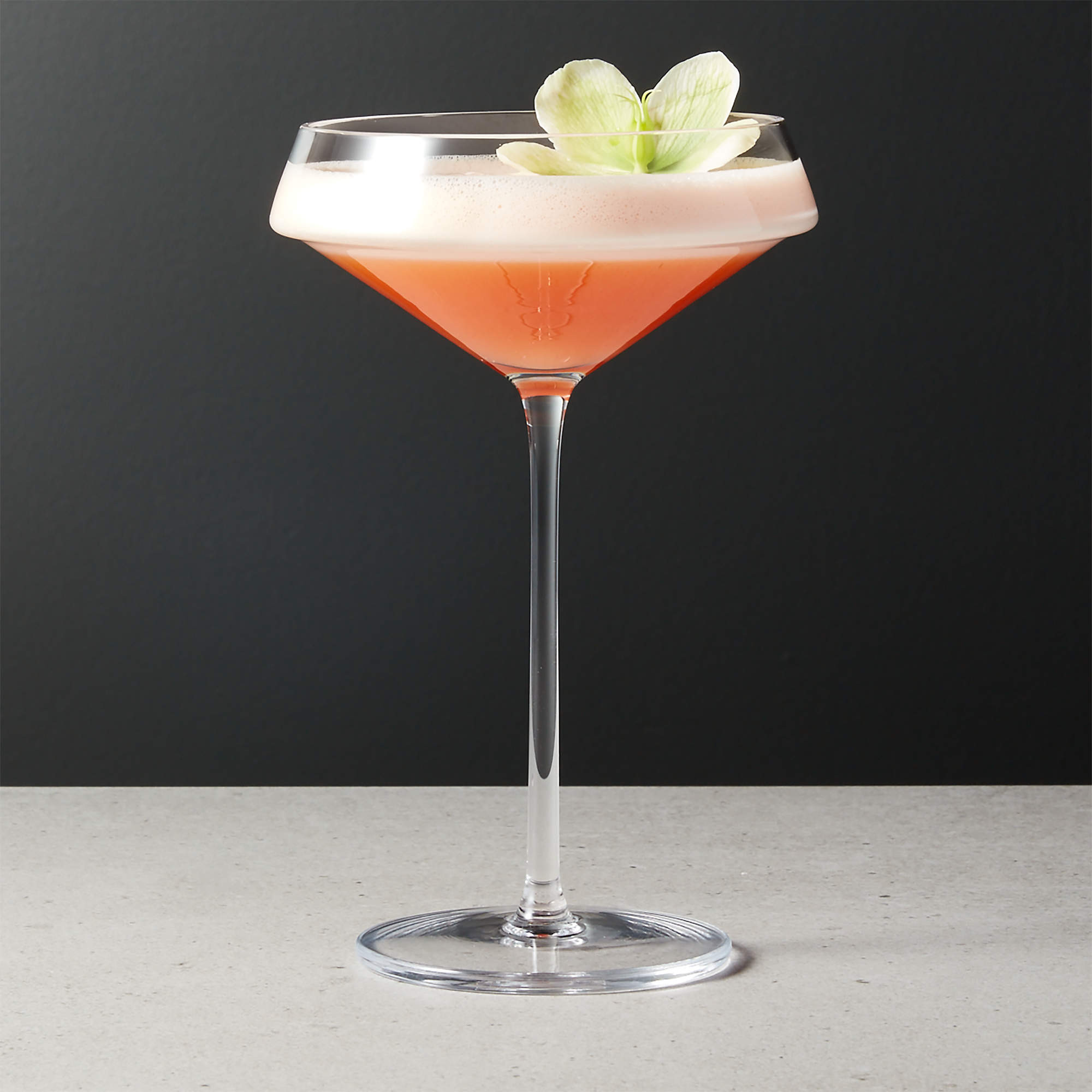 Joplin Coupe Cocktail Glass + Reviews | CB2 | CB2