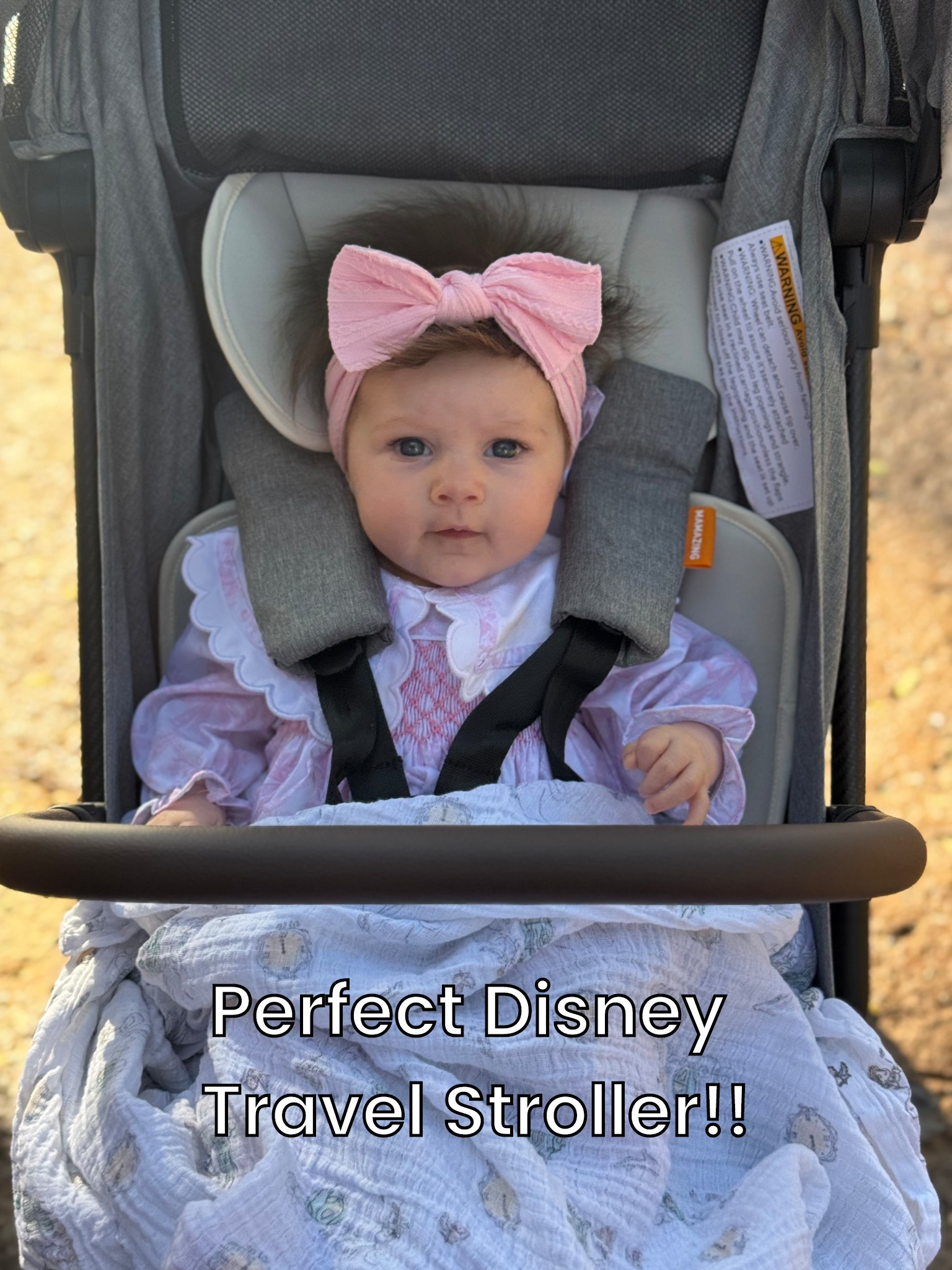 Perfect lightweight travel stroller for Disney!! Only 11.5 lbs & opens and closes with one hand! Small baby friendly- Rosie is 2.5 months & loves it! 

#LTKTravel #LTKBaby #LTKmomlife