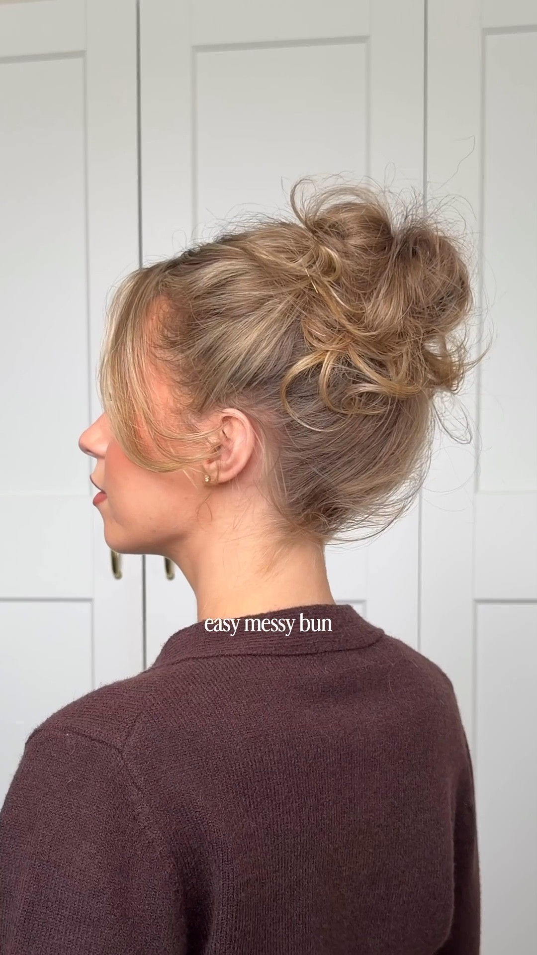 Easy messy bun, Moroccanoil texture spray, Moroccanoil hair spray,  Bobby pins

#LTKuk #LTKbeauty #LTKautumn