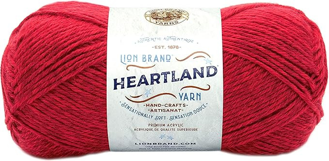 Lion Brand Heartland Yarn Redwood | Amazon (US)