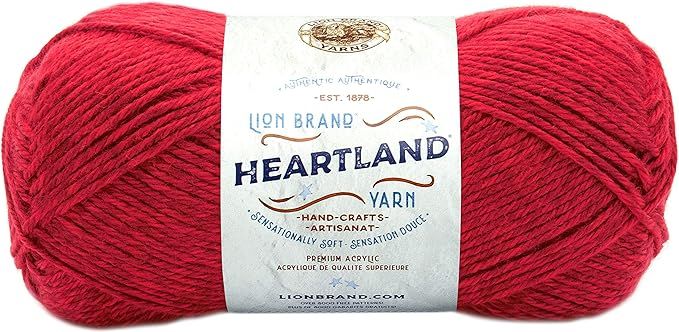 Lion Brand Heartland Yarn Redwood | Amazon (US)