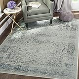 Safavieh Vintage Collection VTG113 Oriental Medallion Distressed Premium Viscose Area Rug, 4' x 5'7" | Amazon (US)