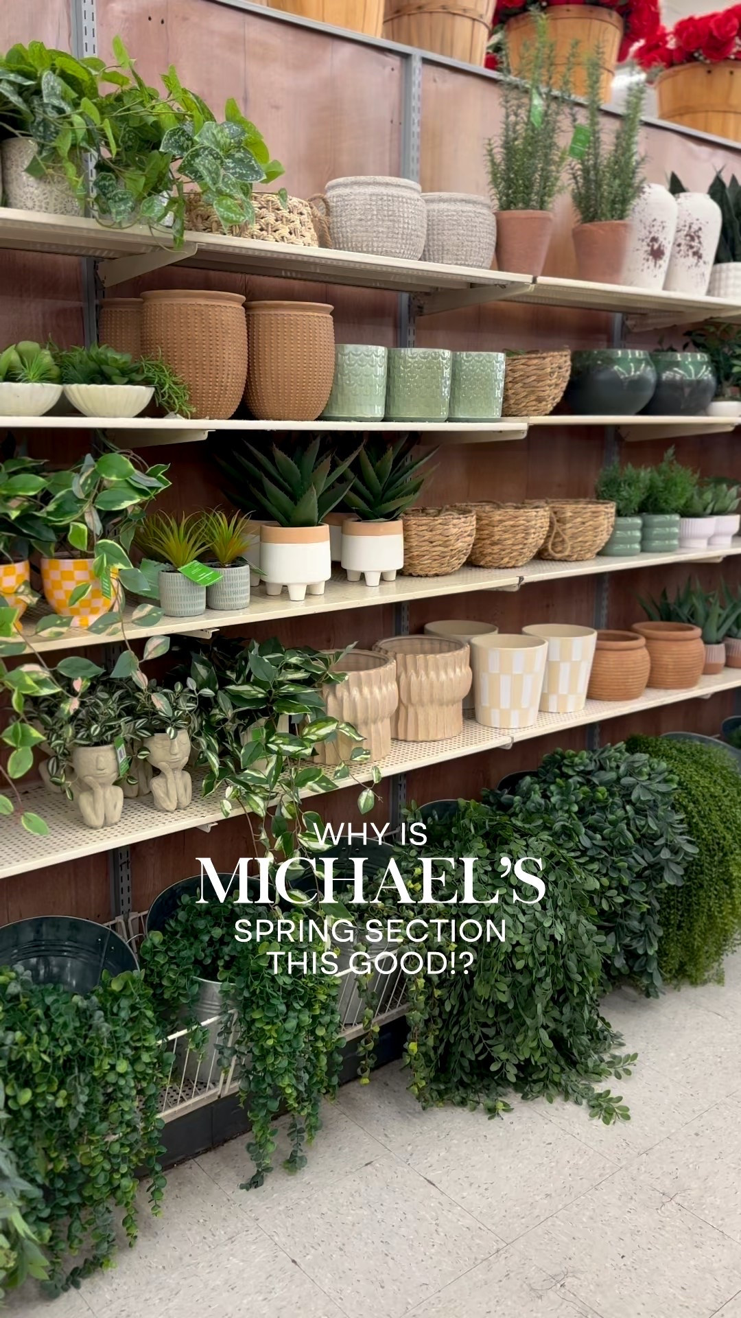 Michaels spring decor section is so good!! So many affordable finds

FOLLOW then COMMENT “SPRING” for links 

Affordable finds, spring decor, patio decor, backyard design, backyard finds, new home decor 

#LTKSaleAlert #LTKHome