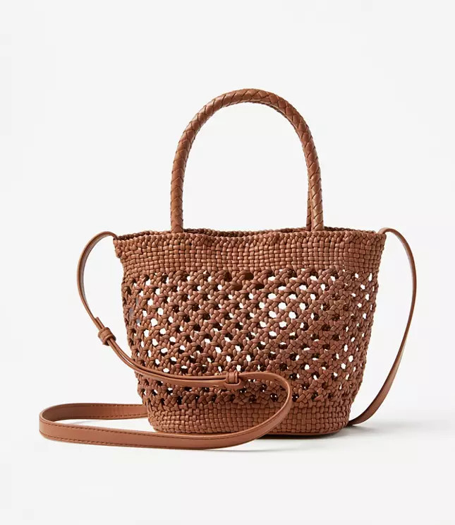 Crochet Crossbody Bag | LOFT