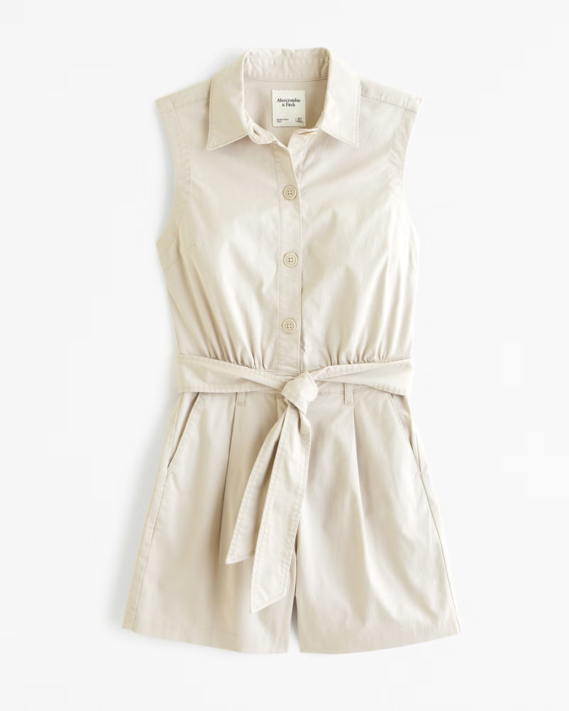 Women's Utility Romper | Women's Clearance | Abercrombie.com | Abercrombie & Fitch (US)