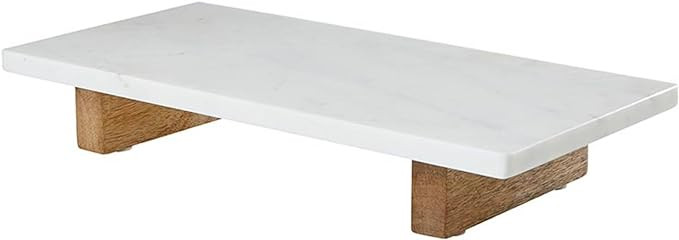 Santa Barbara Design Studio Marble Charcuterie Boards Cheese Board Footed Cutting Board, 15.75" L... | Amazon (US)