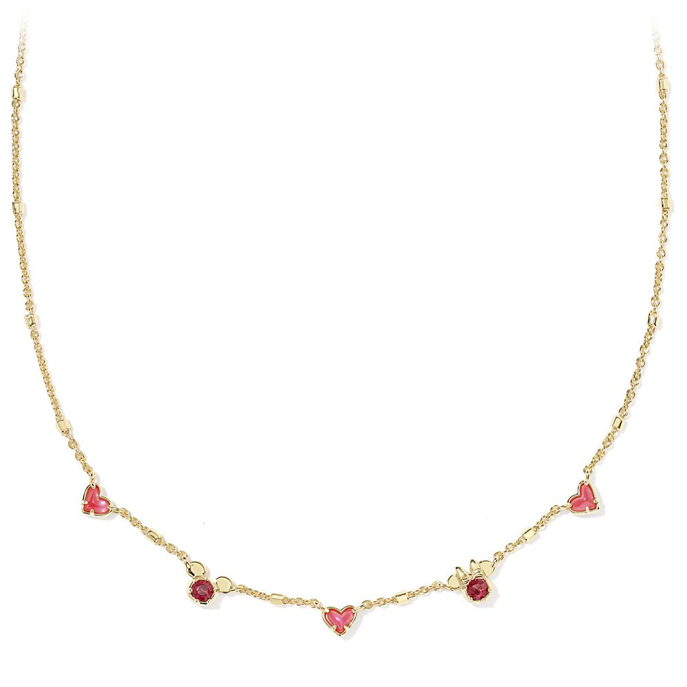 Mickey and Minnie Mouse Heart Necklace by Kendra Scott | Disney Store