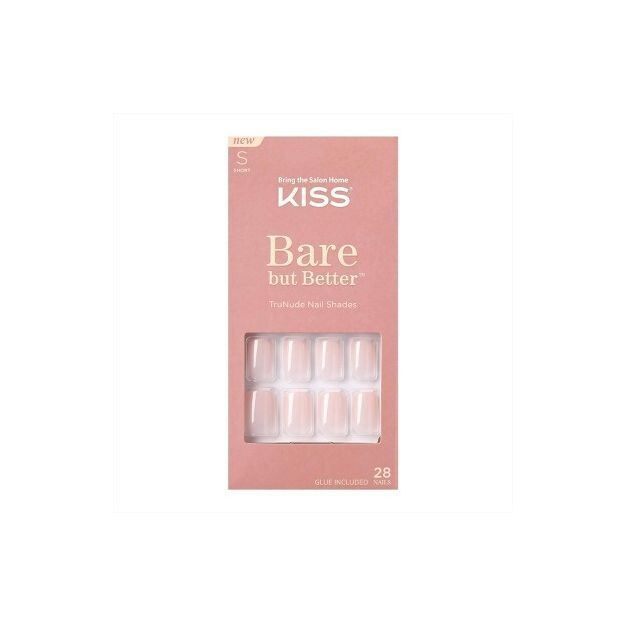 KISS Bare But Better TruNude Fake Nails - Nudies - 28ct | Target