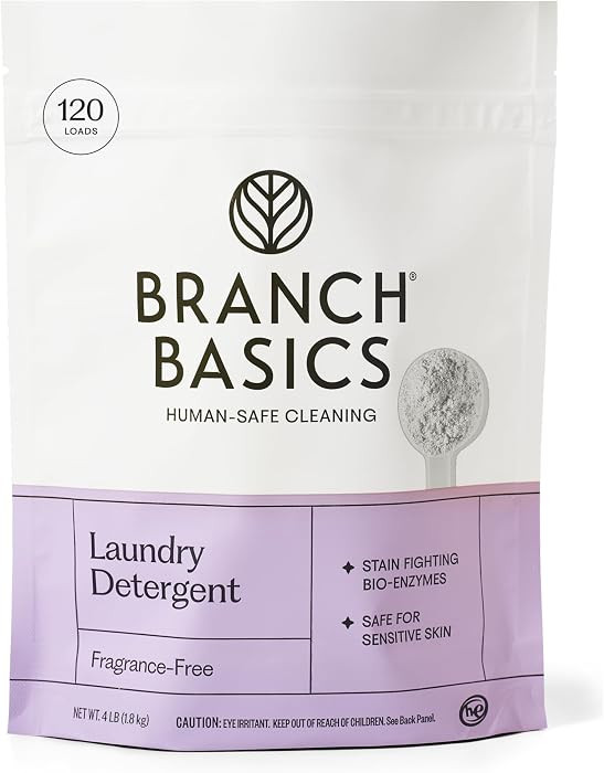 Branch Basics Laundry Detergent \u2013 4lbs (120 loads) | Plant & Mineral-Based Formula | Lifts S... | Amazon (US)