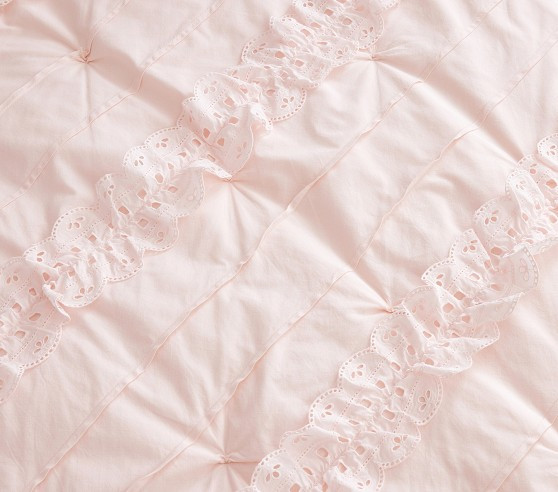 Eyelet Comforter &amp; Shams | Pottery Barn Kids