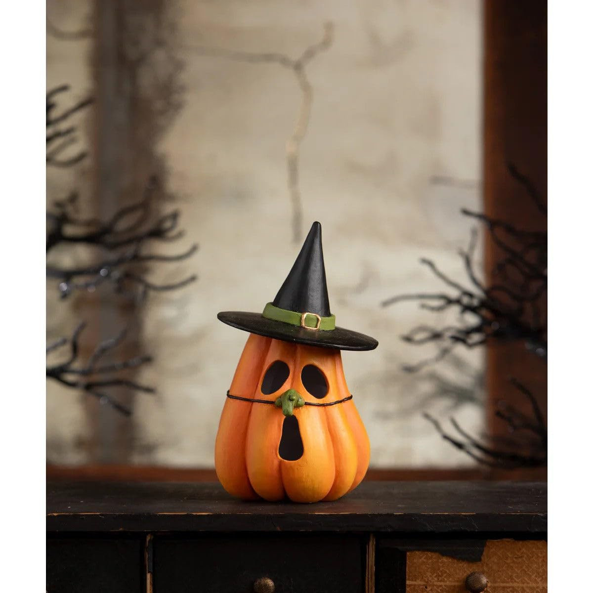 Bethany Lowe Designs Pumpkin Witch Luminary 6.25" TF4247 | Amazon (US)