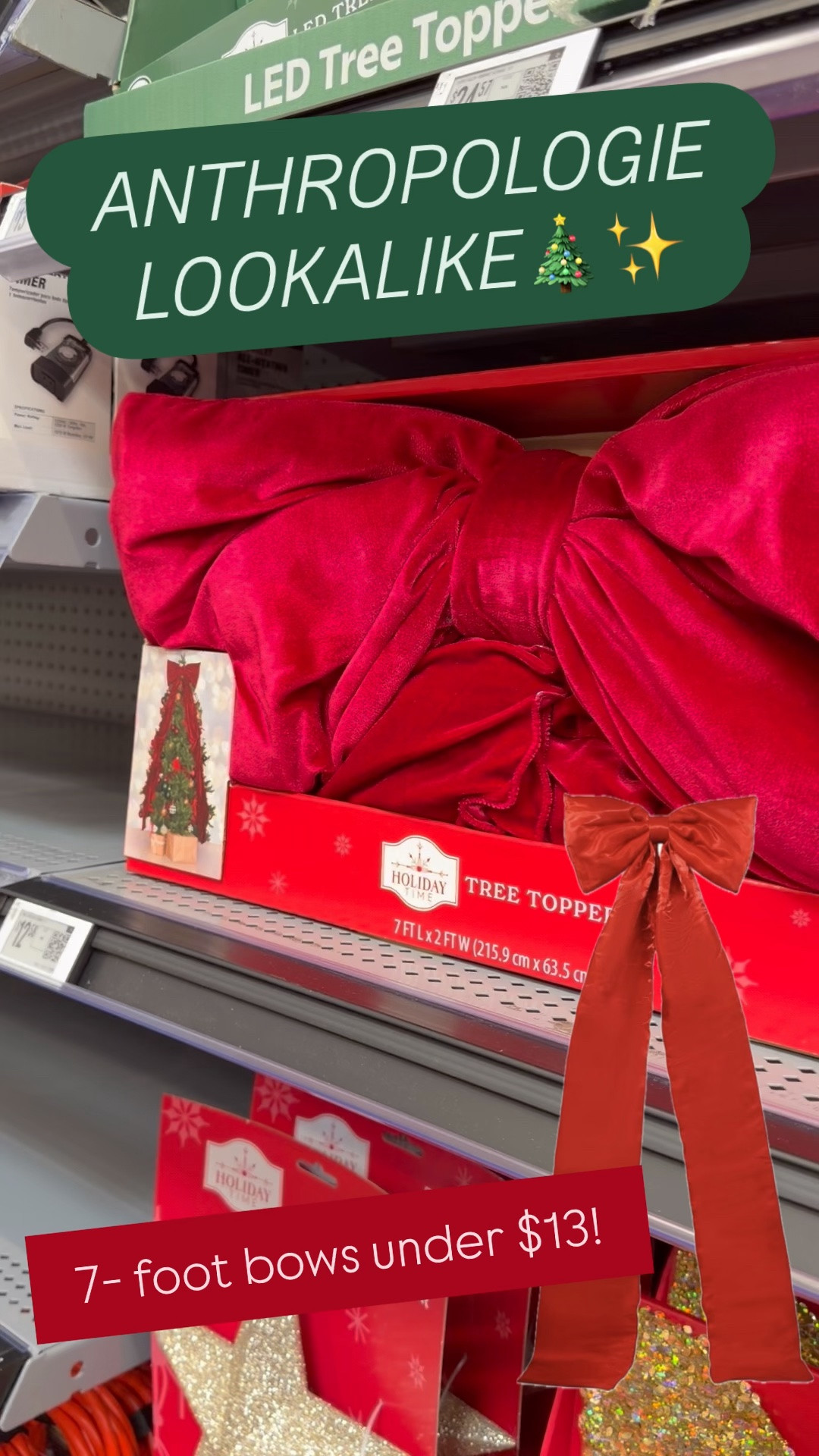 These oversized velvet bows are the most beautiful tree topper! At only $12.58, you can't beat the price. Similar tree toppers at Anthropologie at Pottery Barn are $100+!
...............
oversized bow christmas tree topper christmas tree decor christmas decor christmas bows pottery barn dupe anthropologie dupe sell out risk viral christmas decor walmart finds walmart new arrivals satin bow organza bow red bow large bow red bow bow garland christmas trends viral christmas finds walmart christmas decor pottery barn christmas anthropologie christmas viral christmas tree decor anthropologie decor pottery barn bow pottery barn finds viral christmas decor walmart viral finds sell out risk red bow white bow plaid bow pink bow burgundy bow  

 #LTKmomlife #LTKSeasonal #LTKHome