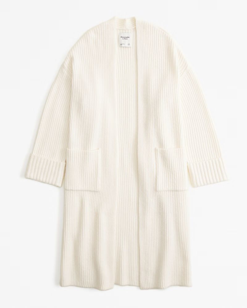 Ribbed Duster Cardigan | Abercrombie & Fitch (US)