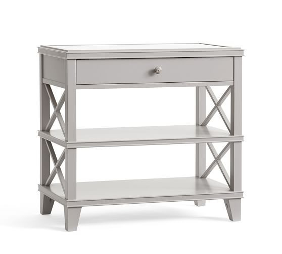 Clara Lattice Wide Nightstand | Pottery Barn (US)